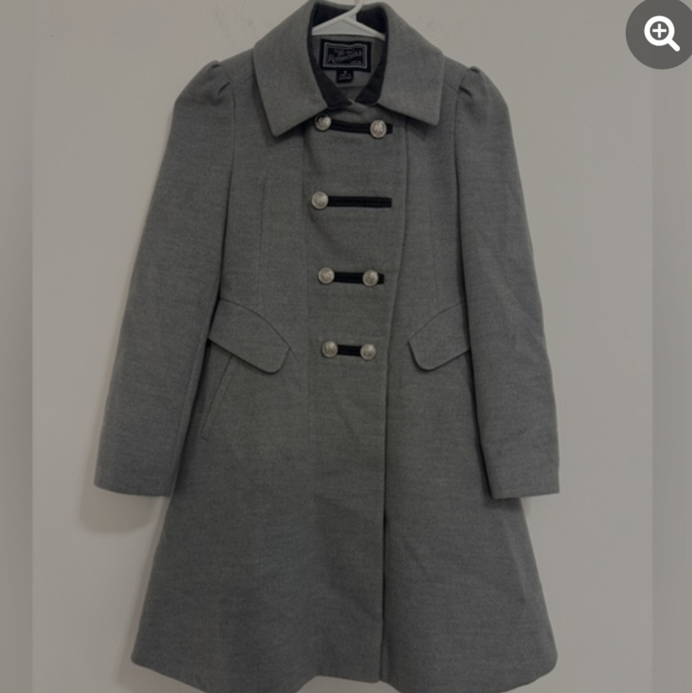 ROTHSCHILD NWT SIZE 12 GRAY STRUCTURED COAT LINED